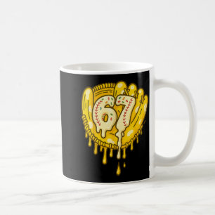 67 Ice Cream Drip Funny Six Seven Baseball  Coffee Mug