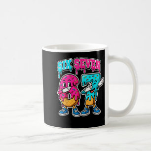 67 Ice Cream Drip Gen Alpha Slang Six Seven Meme 6 Coffee Mug