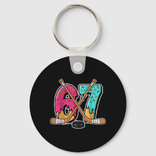 67 Ice Cream Drip Hockey Gen Alpha Slang Six Seven Key Ring
