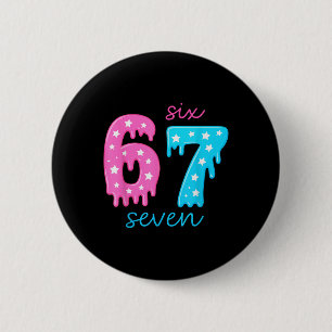 67 Ice Cream Drip Meme 6 7 Hallowee Costume Couple Cm Round Badge