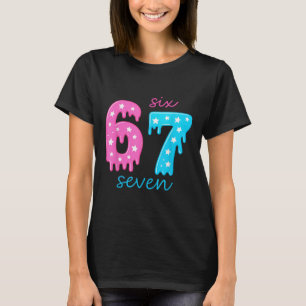 67 Ice Cream Drip Meme 6 7 Hallowee Costume Couple T-Shirt