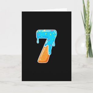 67 Ice Cream Drip Meme Funny 6 7 Costume Couple  Card