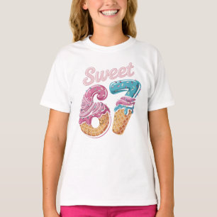 67 Ice Cream Drip Meme Funny Six Seven Gen Alpha T-Shirt