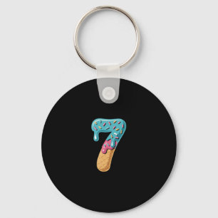 67 Ice Cream Drip Meme Funny Six Seven Matching Pa Key Ring