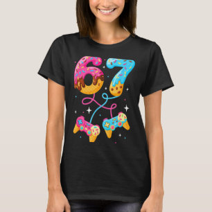 67 Ice Cream Drip Meme Gamer Six Seven Gen Alpha S T-Shirt