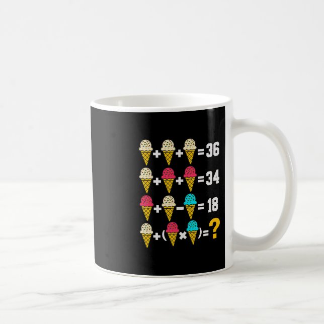 67 Ice Cream Drip Meme Order Of Operations Math Te Coffee Mug (Right)