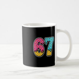 67 Ice Cream Drip Meme Six Seven Funny Gen Alpha D Coffee Mug
