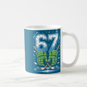 67 Ice Cream Drip Meme Six Seven Gen Alpha Slang Coffee Mug