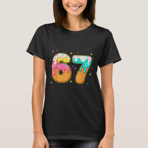 67 Ice Cream Drip Meme Six Seven Gen Alpha Slang  T-Shirt
