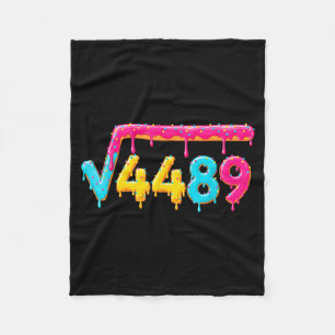 67 Ice Cream Drip Meme Square Root 4489 Math Teach Fleece Blanket