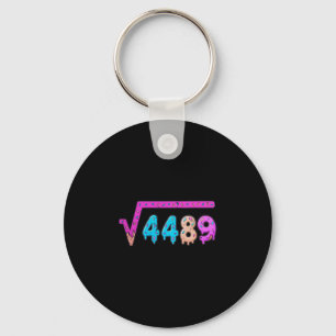 67 Ice Cream Drip Meme Square Root 4489 Six Seven Key Ring