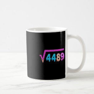 67 Ice Cream Drip Meme Square Root 4489 Slang Math Coffee Mug