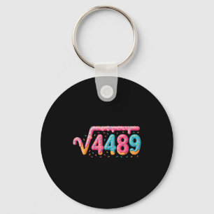 67 Ice Cream Drip Meme Square Root 4489 Slang Math Key Ring