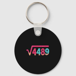 67 Ice Cream Drip Meme Square Root 4489 Slang Math Key Ring