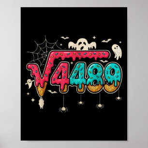 67 Ice Cream Drip Meme Square Root 4489 Slang Math Poster