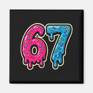 67 Ice Cream Meme Six Seven Magnet