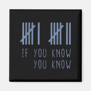 67 If You Know You Know 6 7 Meme Funny Magnet