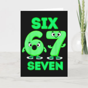 67 Italian Brainrot Funny Italian Brainrot Kids 67 Card
