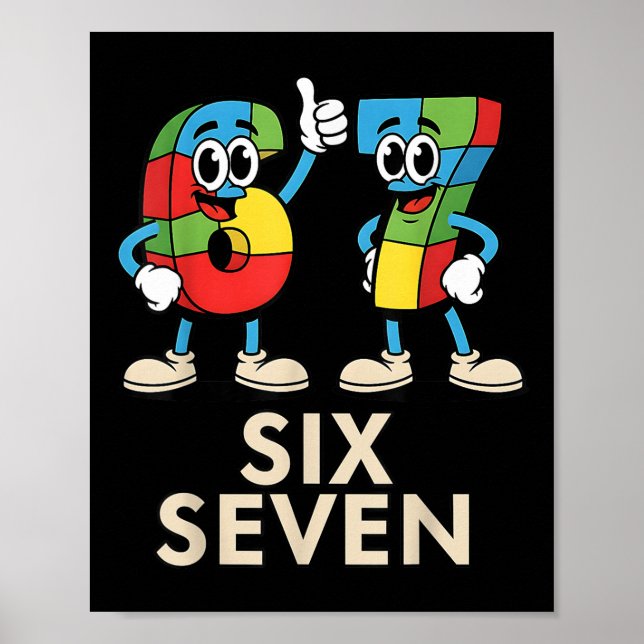 67 Italian Brainrot Funny Italian Brainrot Kids 67 Poster (Front)