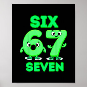 67 Italian Brainrot Funny Italian Brainrot Kids 67 Poster