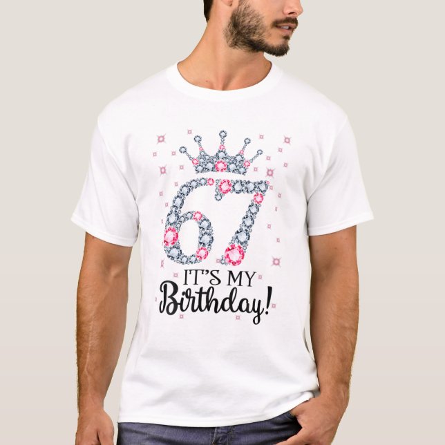 67 It's My Birthday 1955 67Th Birthday Gift Tee Fo (Front)