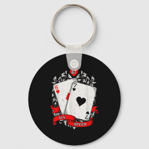 67 Ker Meme Card Art Lucky Hand Retro Aesthetic De Key Ring