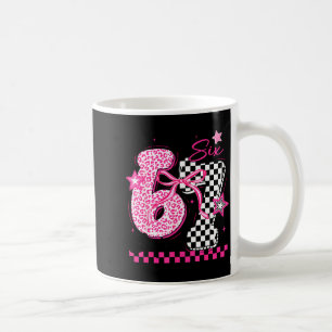 67 Leopard Checkered Funny Six Seven Meme 6-7 Teac Coffee Mug