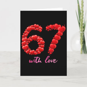 67 Love Valentine Cute Romantic Aesthetic Heart Fo Card