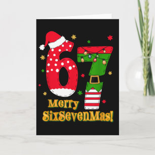 67 Mas Meme Candy Cane Six Seven Kids Men Women Ch Card