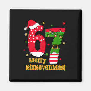 67 Mas Meme Candy Cane Six Seven Kids Men Women Ch Magnet