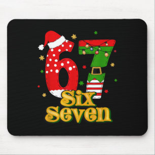 67 Mas Meme Candy Cane Six Seven Kids Men Women Ch Mouse Pad