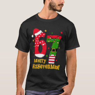 67 Mas Meme Candy Cane Six Seven Kids Men Women Ch T-Shirt