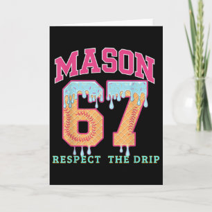 67 Mason Ice Cream Baseball Drip Respect The Drep  Card