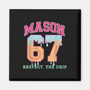 67 Mason Ice Cream Baseball Drip Respect The Drep Magnet