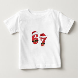 67 Mason Let's Get Sandy Christmas 67 Meme Funny Baby T-Shirt