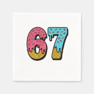 67 Mason Let's Get Sandy Funny  Napkin