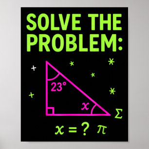 67 Math Meme Solve The Problem Funny Teachers Stud Poster