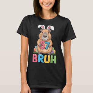 67 Meme 6 7 Bruh Six Seven Easter Capybara Kids Bo T-Shirt