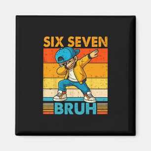 67 Meme 6 7 Dabbing Boys Six Seven Bruh Kids Gen A Magnet