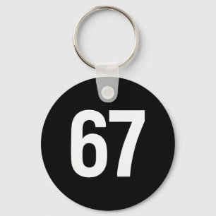 67 Meme Alpha Gen-z Aura Energy Style  Key Ring