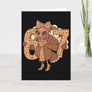 67 Meme Autumn Fall Turkey Sungles Funny Thanksgiv Card