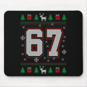 67 Meme Christmas Ornaments Ugly Sweater Xmas Cele Mouse Pad