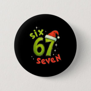 67 Meme Christmas Six Seven Xmas Men Women Boys Gi 6 Cm Round Badge