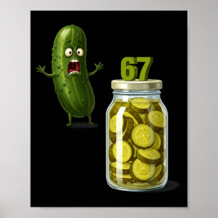 67 Meme Ckle Surprise A Jar Of Sliced Ckles Cuber Poster