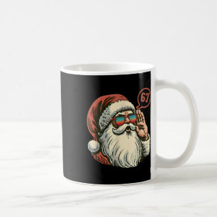 67 Meme Cool Santa Retro Santa 6 7 Funny Six Seven Coffee Mug