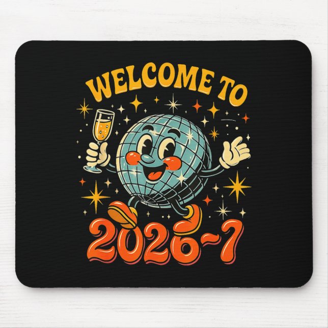 67 Meme Countdown Happy New Year Funny Drip Number Mouse Pad (Front)
