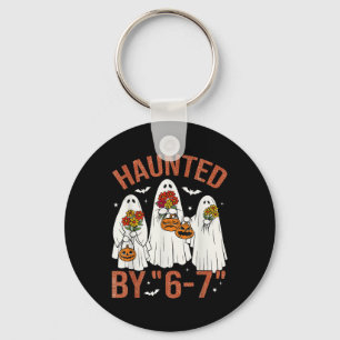 67 Meme Cute Boo Halloween Costume Haunted Key Ring
