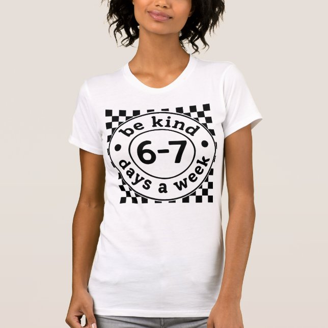 67 Meme, dabbing, 6 7 Numbers, Six Seven Bruh, 6th T-Shirt (Front)
