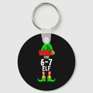 67 Meme Elf Christmas Matching Family 6-7 Brainrot Key Ring
