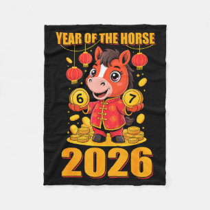 67 Meme Funny Chinese New Year 2026 Year Of The Ho Fleece Blanket